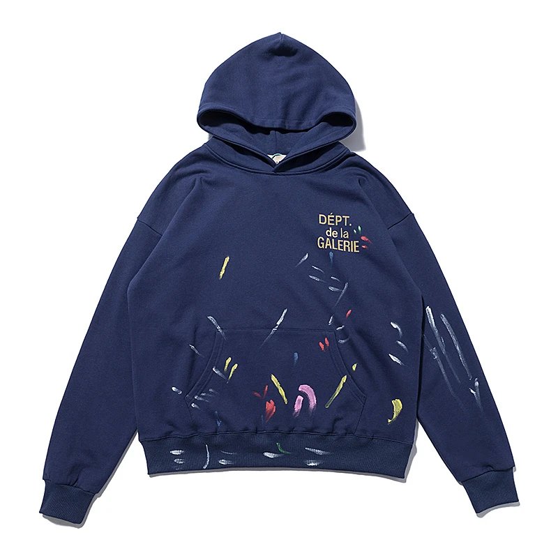 Gallery Dept Ink Graffiti Hooded Sweatshirt photo 4