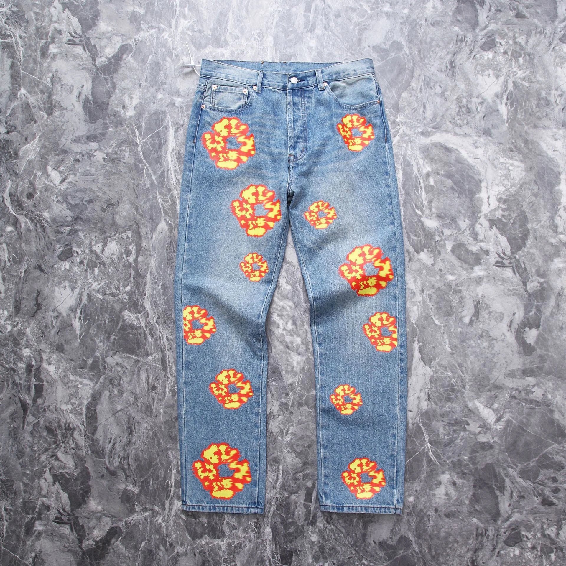 Printed Loose Denim Jacket photo 6