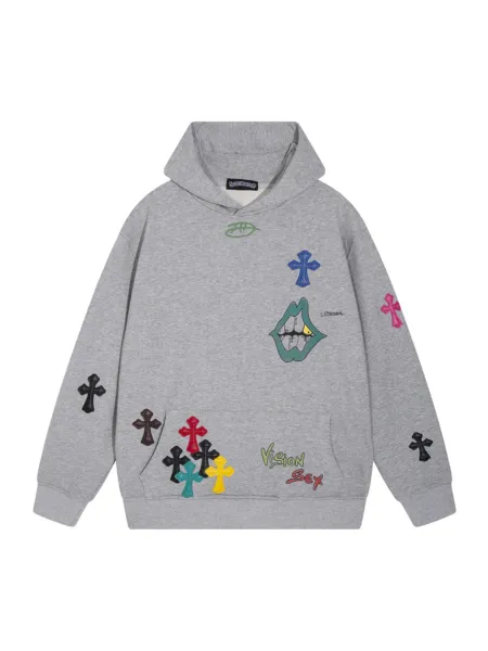 Chrome Hearts x Mind State Complete Hoodie White - 3
