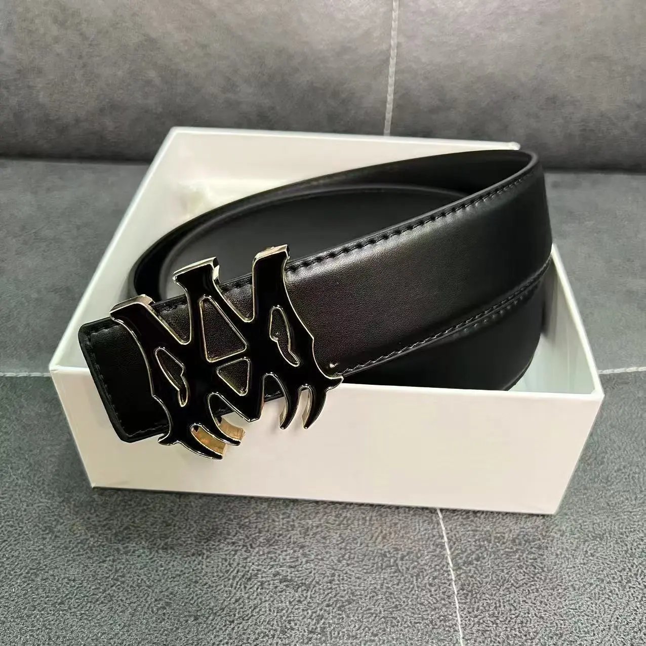 Genuine Leather Men's Business Belt photo 5