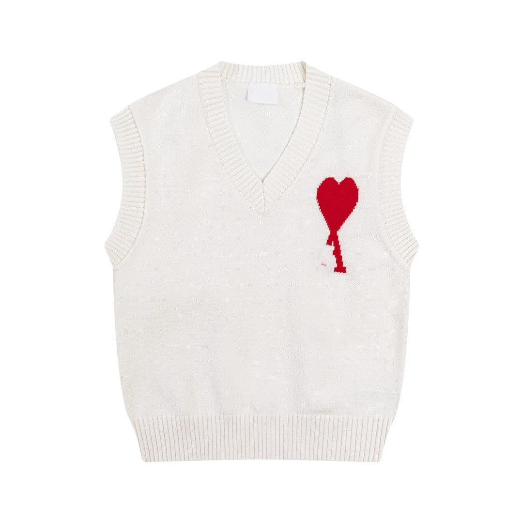 Letter V-Neck Sleeveless Sweater Vest photo 2