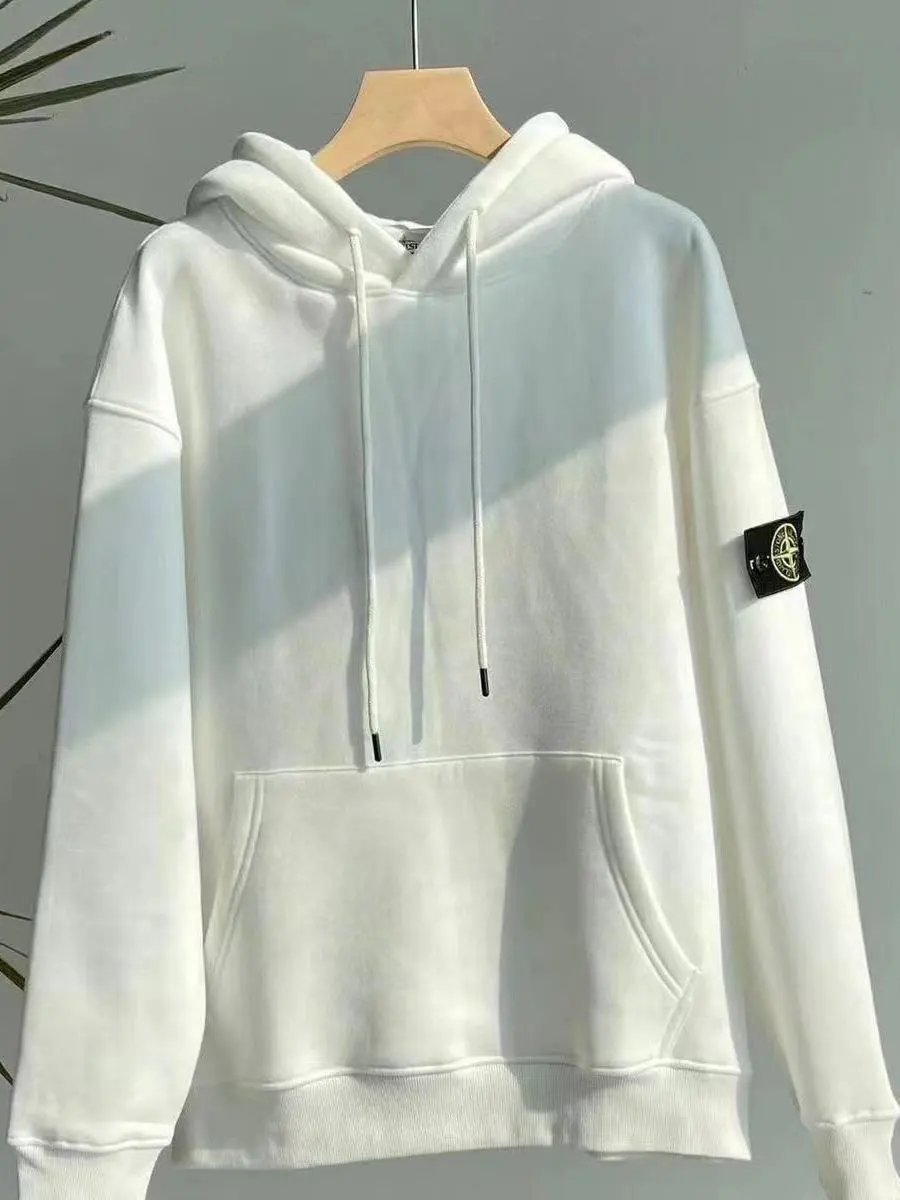 Design Fleece-Lined Hoodie Gray - 3