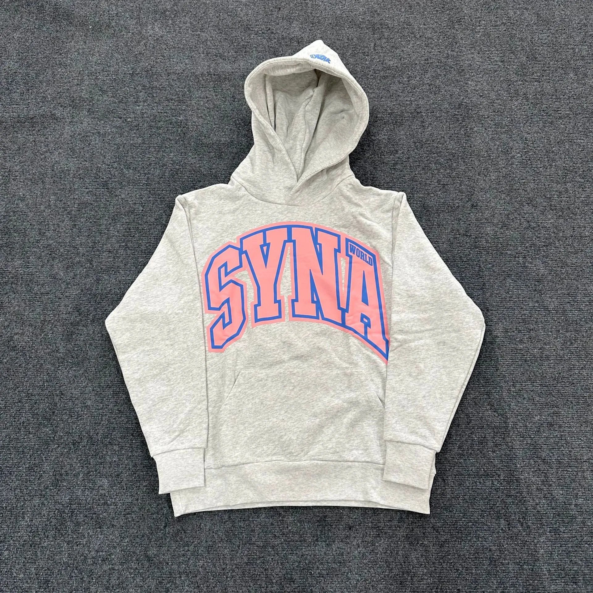 Black Hoodie with Mint Green Graffiti Logo Streetwear