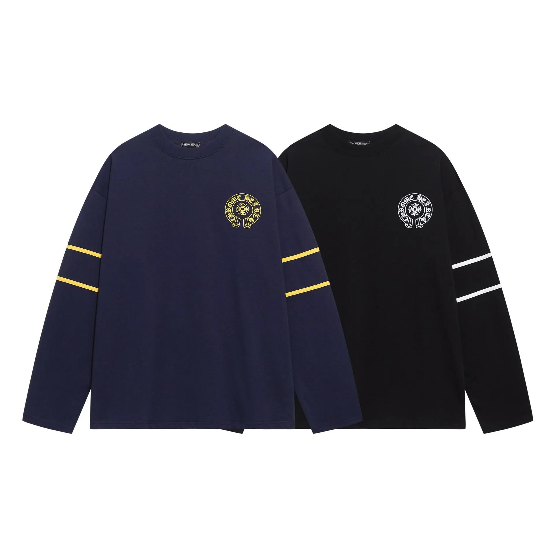 Chrome Hearts Sanskrit Yellow Print Long Sleeve T-Shirt
