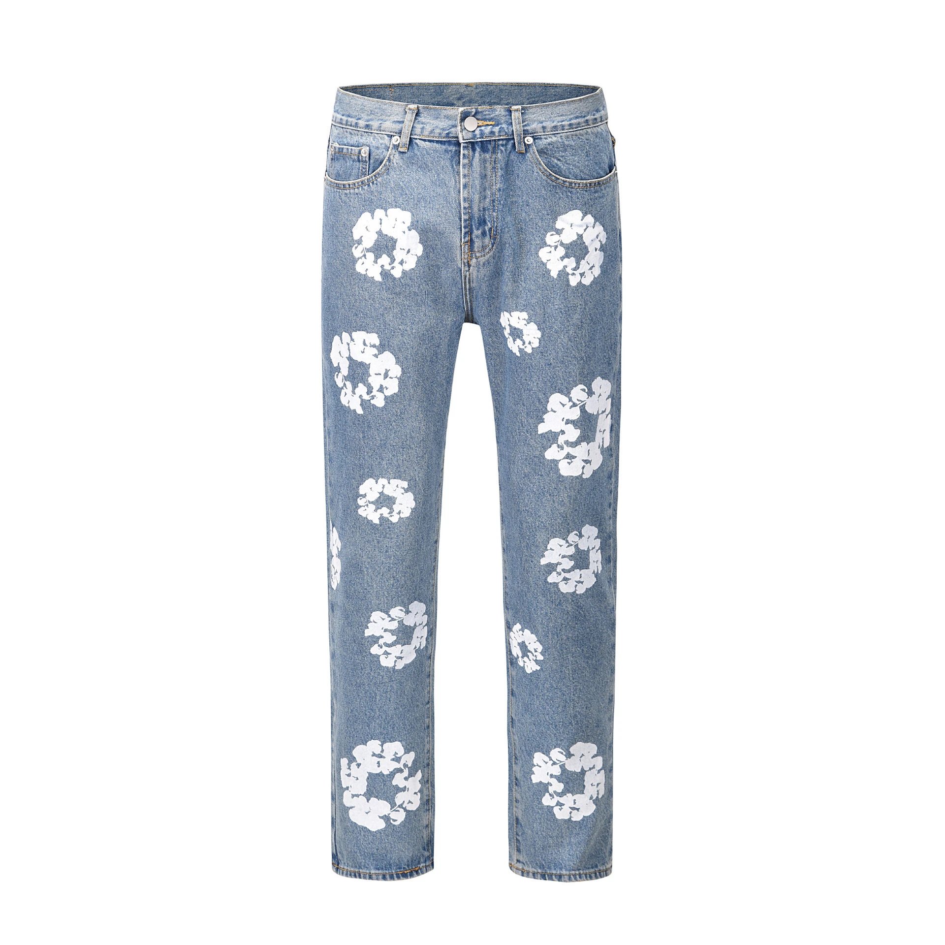 Printed Loose Denim Jacket photo 2
