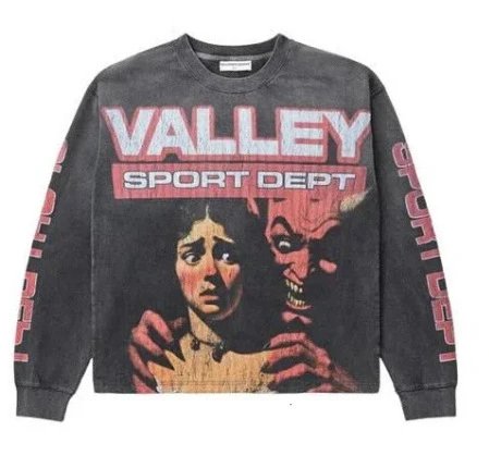 Hellstar Sports Black Graphic Print Streetwear Sweatshirt