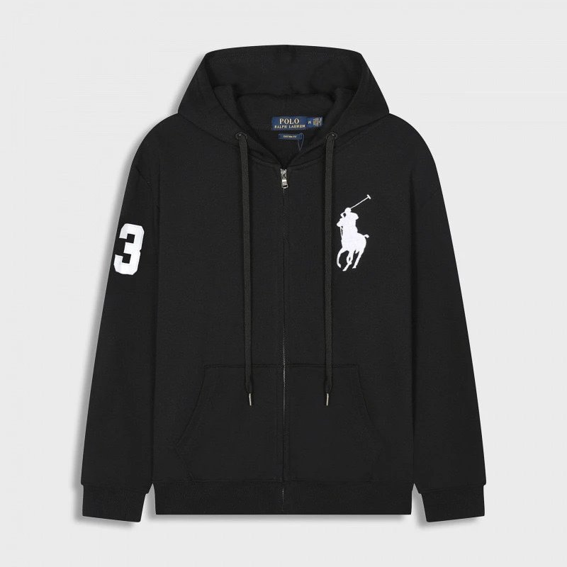 Polo Ralph Lauren Gray Full Zip Hoodie