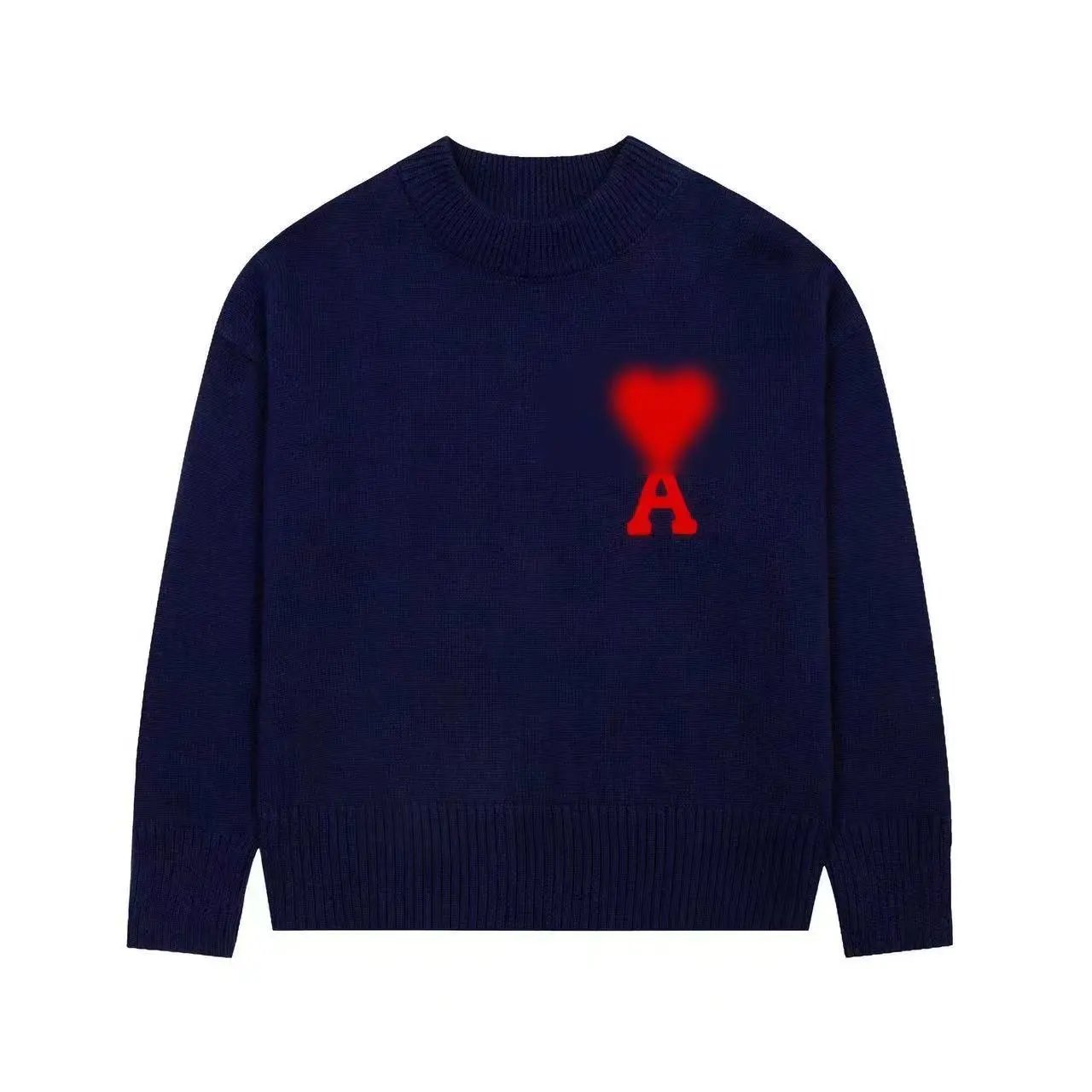 Embroidered Round Neck Knit Sweater photo 3