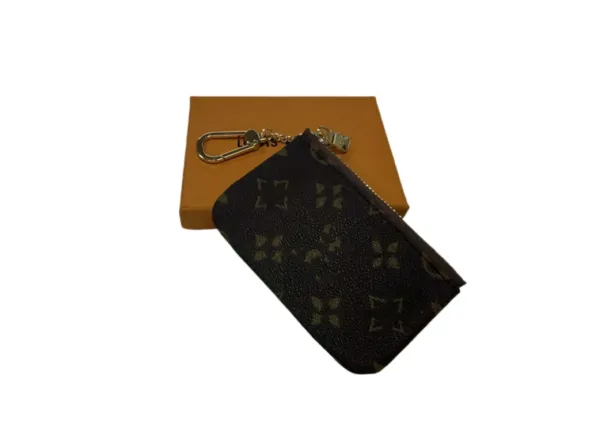Louis Vuitton Monogram Eclipse Key Pouch Black - 7