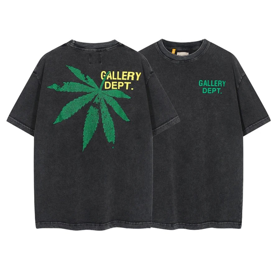 Gallery Dept. Oversized Washed Black Graphic T-Shirt