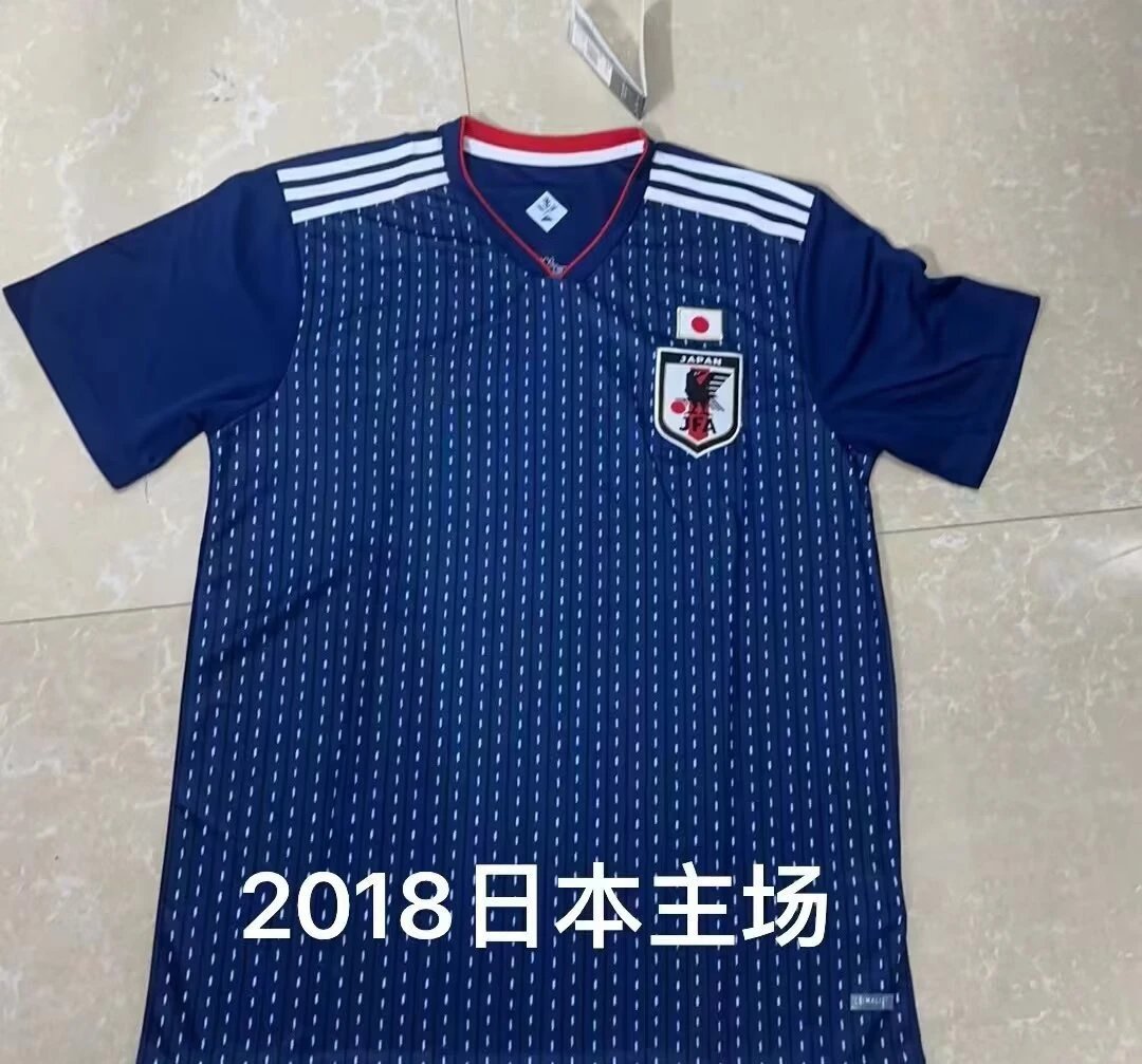 Japan National Team Blue White Red Soccer Jersey