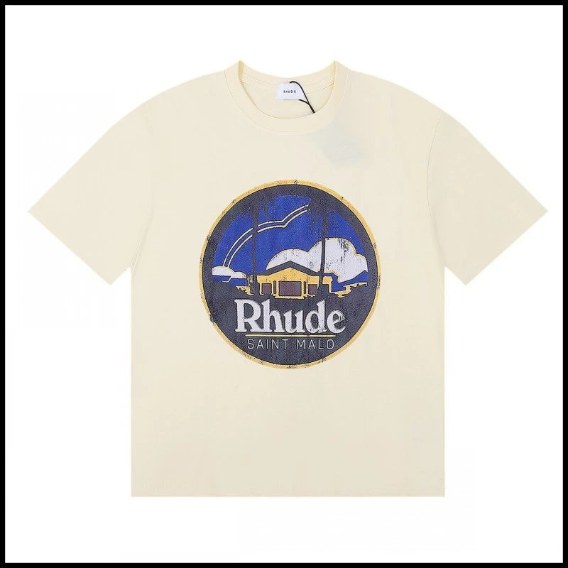 Rhude McLaren White Graphic T-Shirt