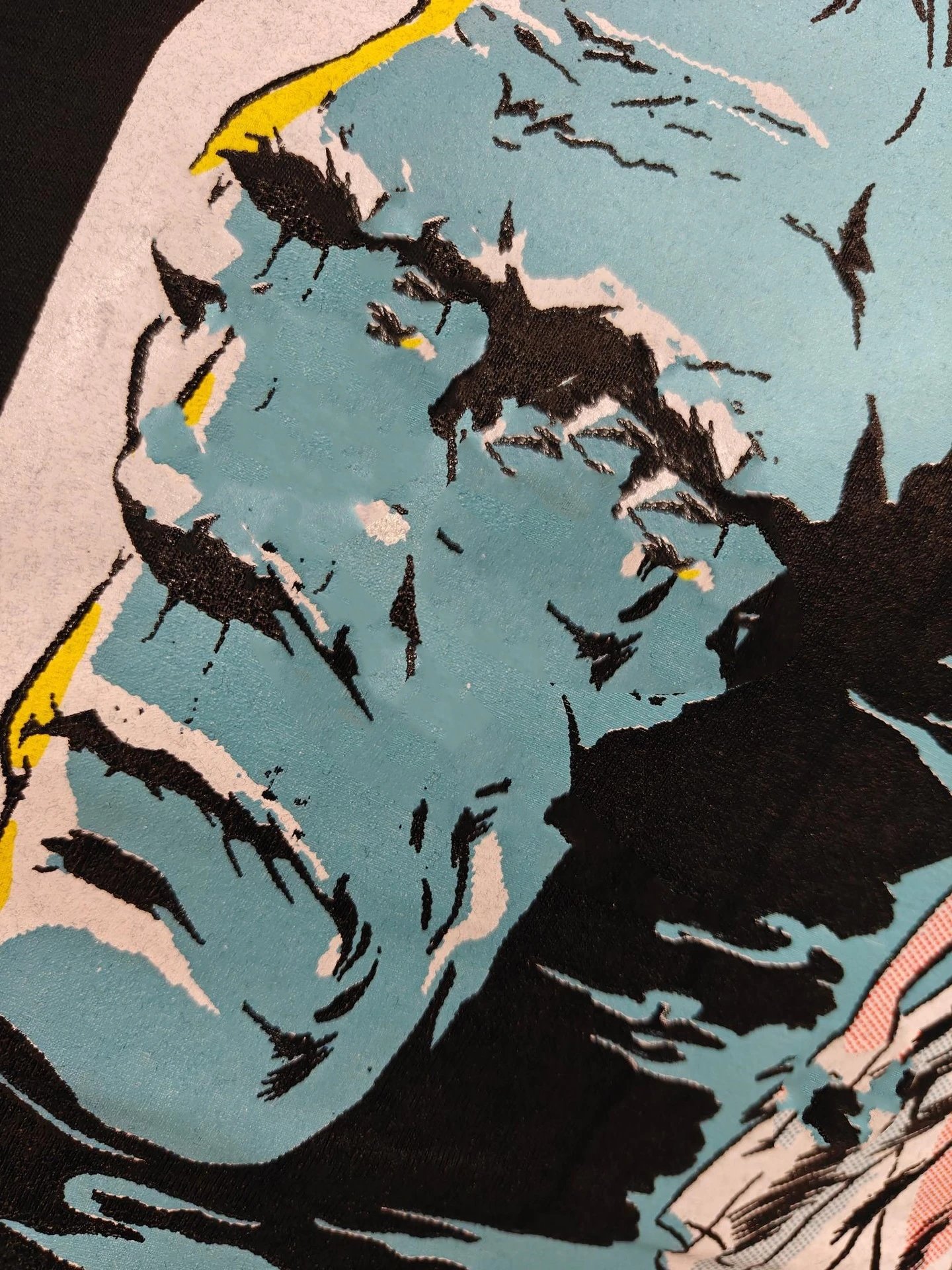 Black Oversized Graphic Print T-Shirt Streetwear