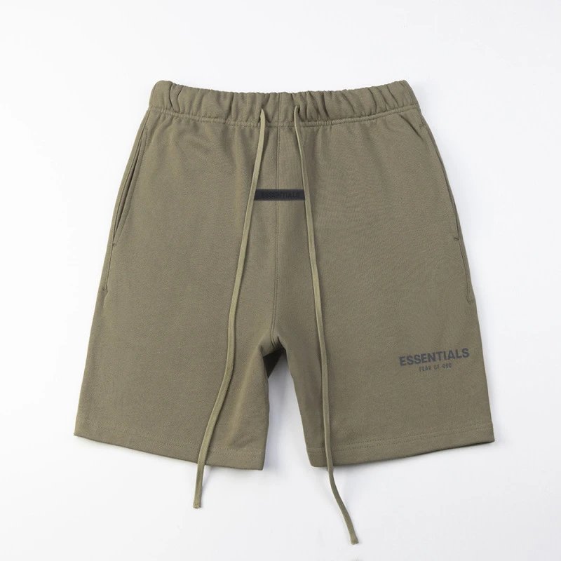 Fear Of God Essentials Black Relaxed Fit Shorts