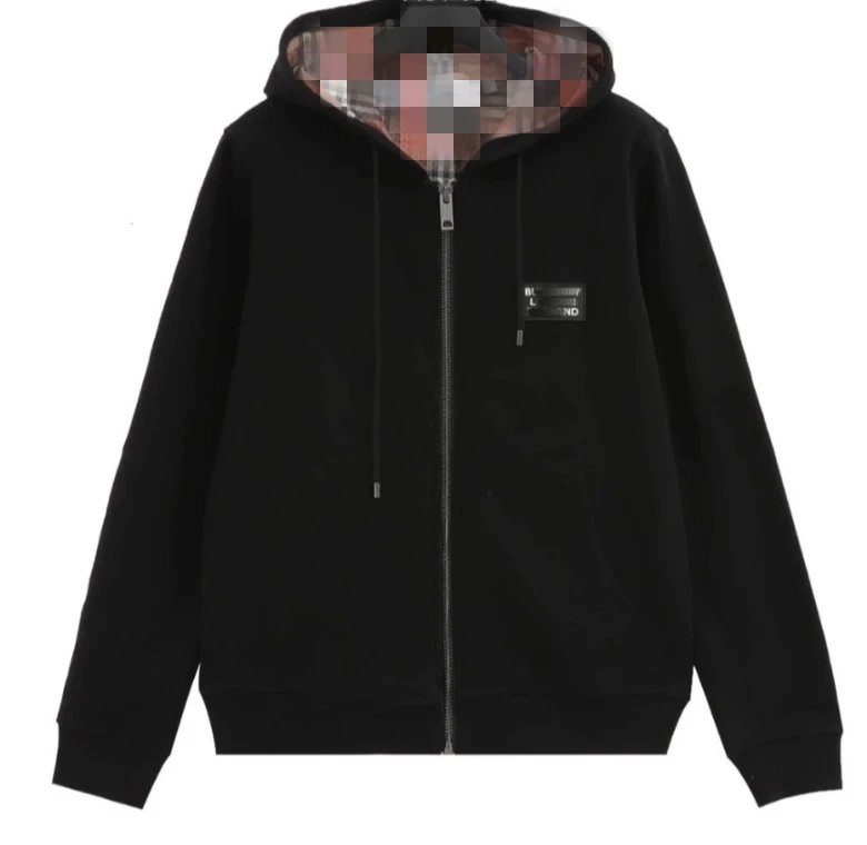 Grey Full Zip Hooded Sweatshirt Heather Grey Casual