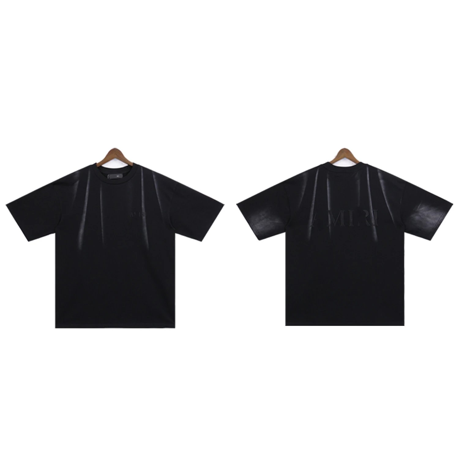 Embroidered Letter T-Shirt and Shorts Set photo 2