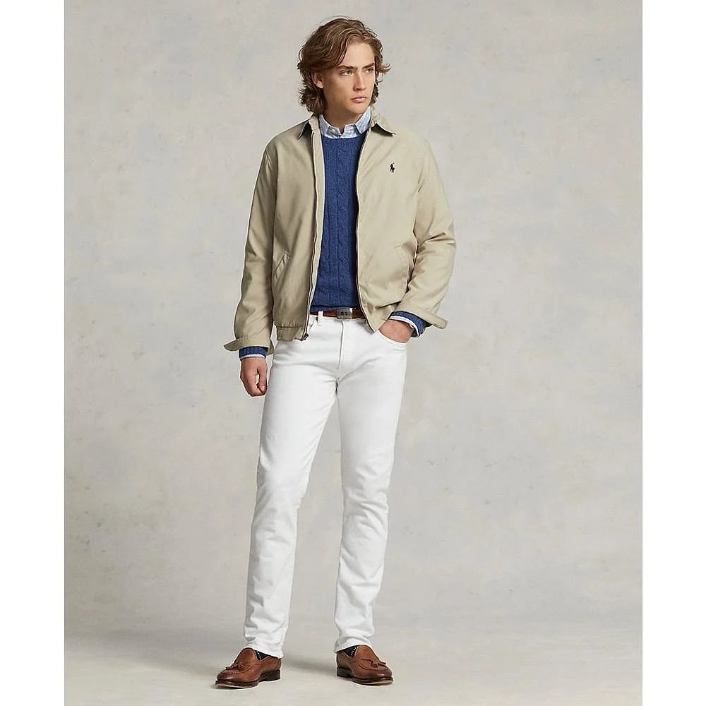 Polo Ralph Lauren Classic Fit Harrington Jacket Beige Outerwear - 6