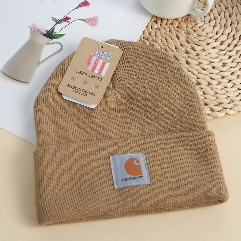 Carhartt Watch Cap Beige Knit Beanie