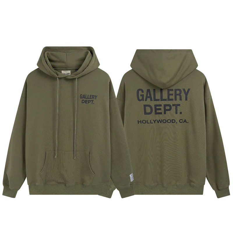 Gallery Dept Black Graphic Hooded Sweatshirt