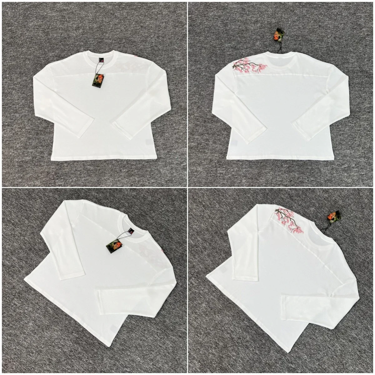 White Long Sleeve T-