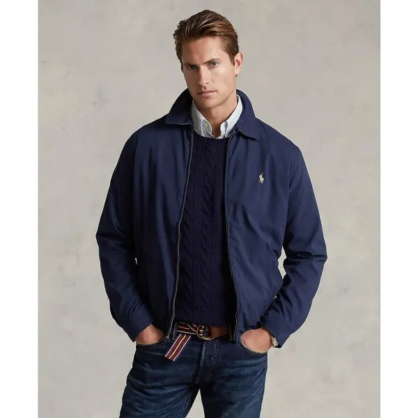 Polo Ralph Lauren Classic Windbreaker Navy Jacket Outerwear - 1