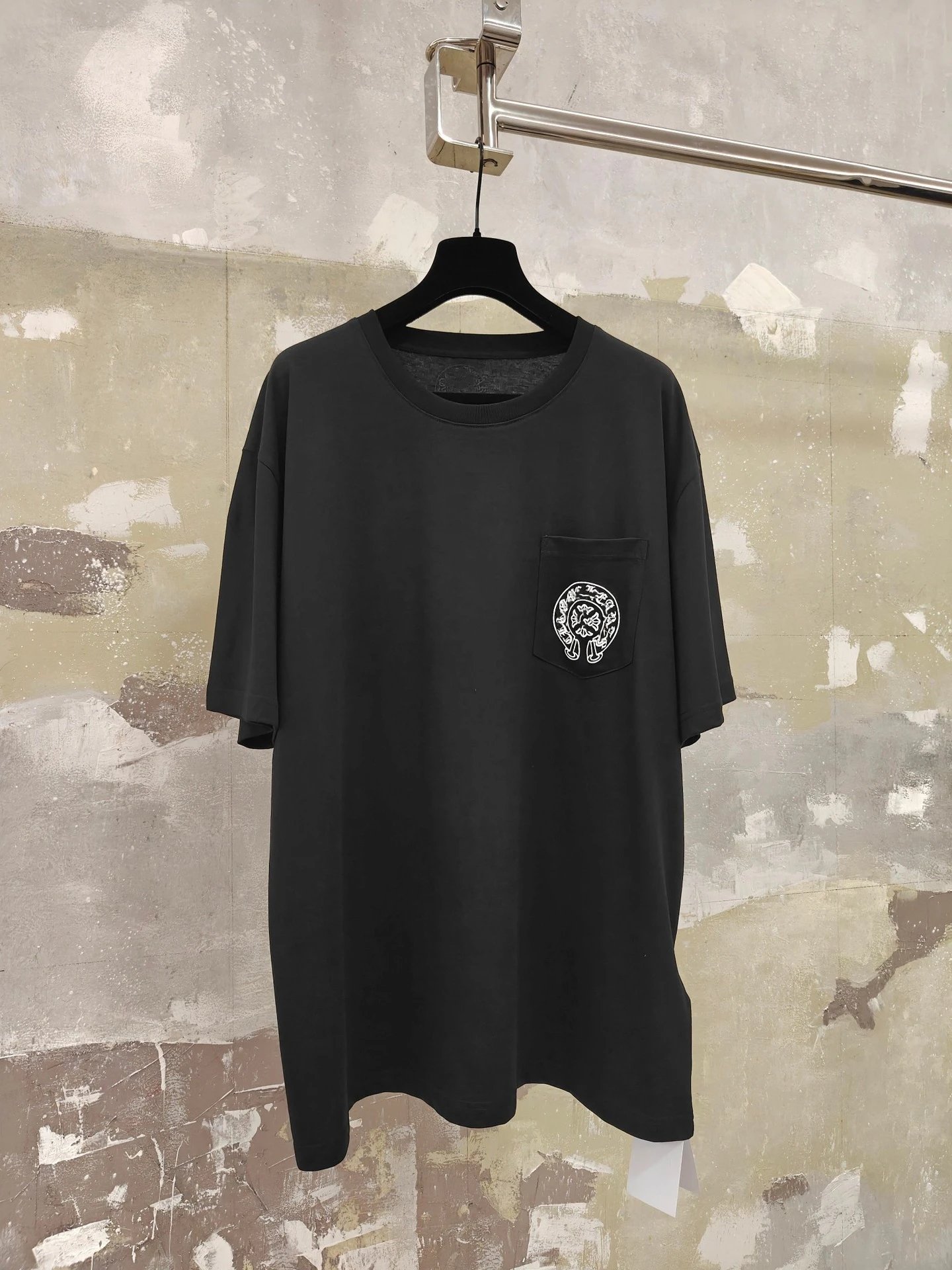 Black Oversized Graphic Print T-Shirt Streetwear