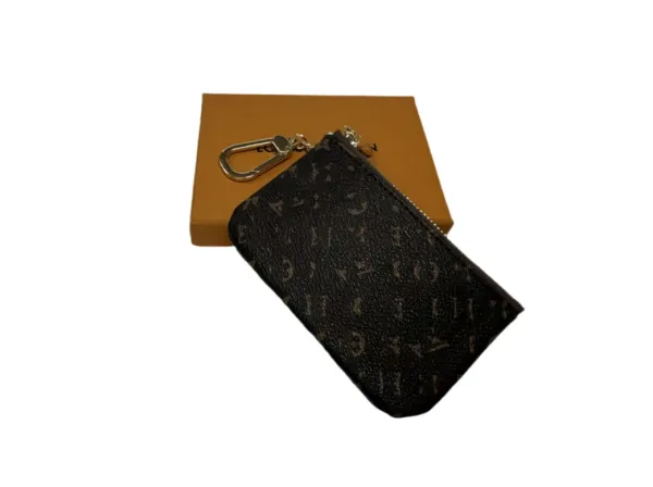 Louis Vuitton Monogram Eclipse Key Pouch Black - 8