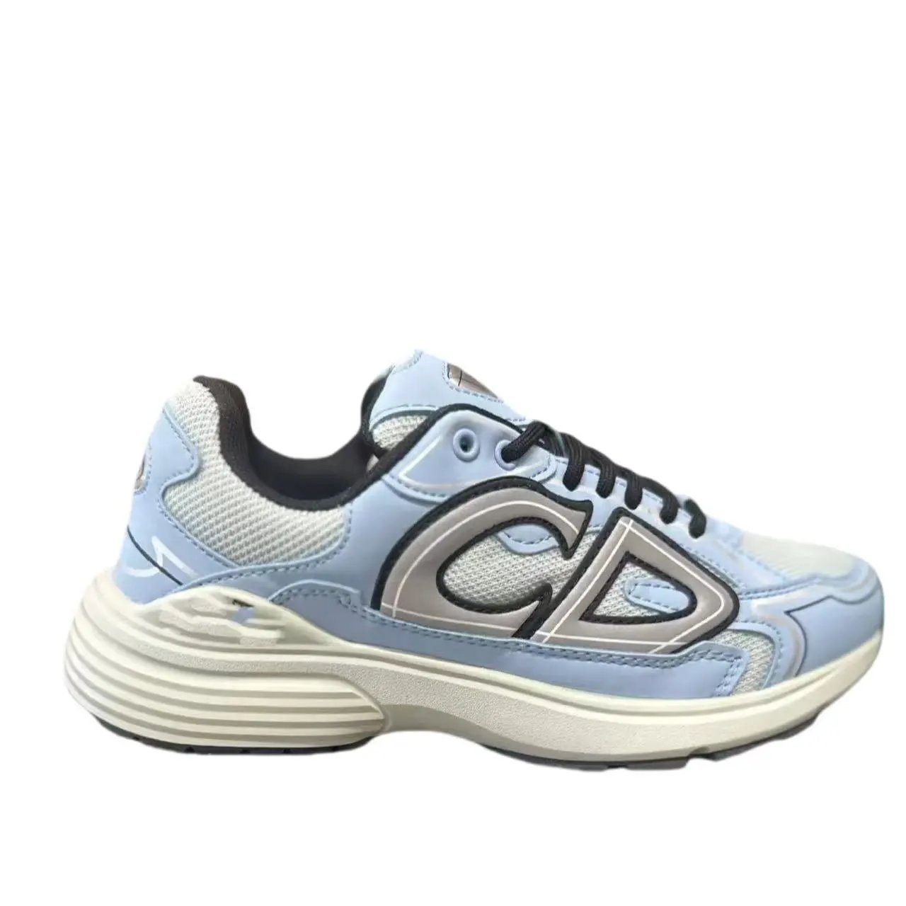 Dior B23 Black Monogram Sport Sneakers