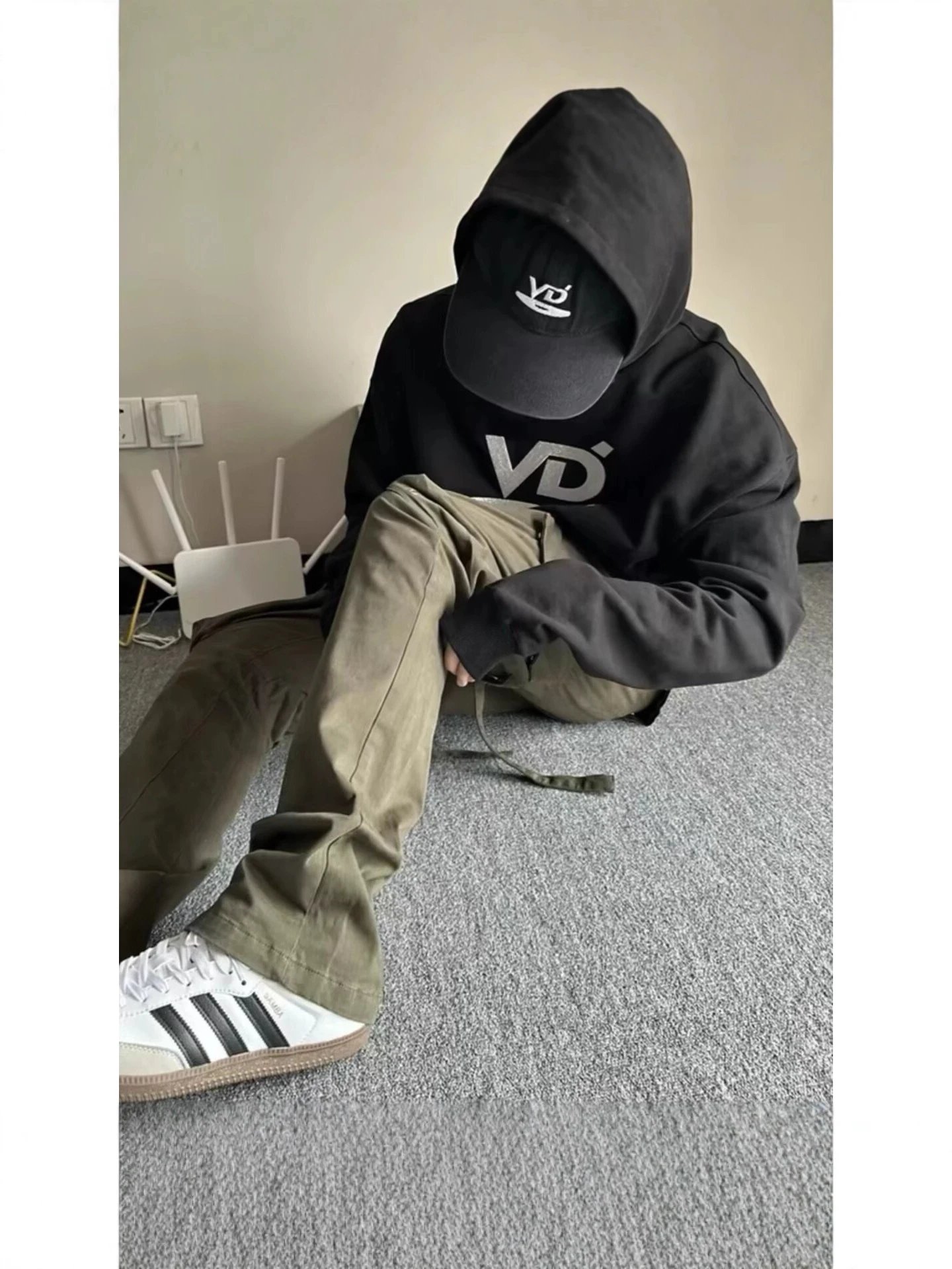 CD Embroidered Hoodie photo 5