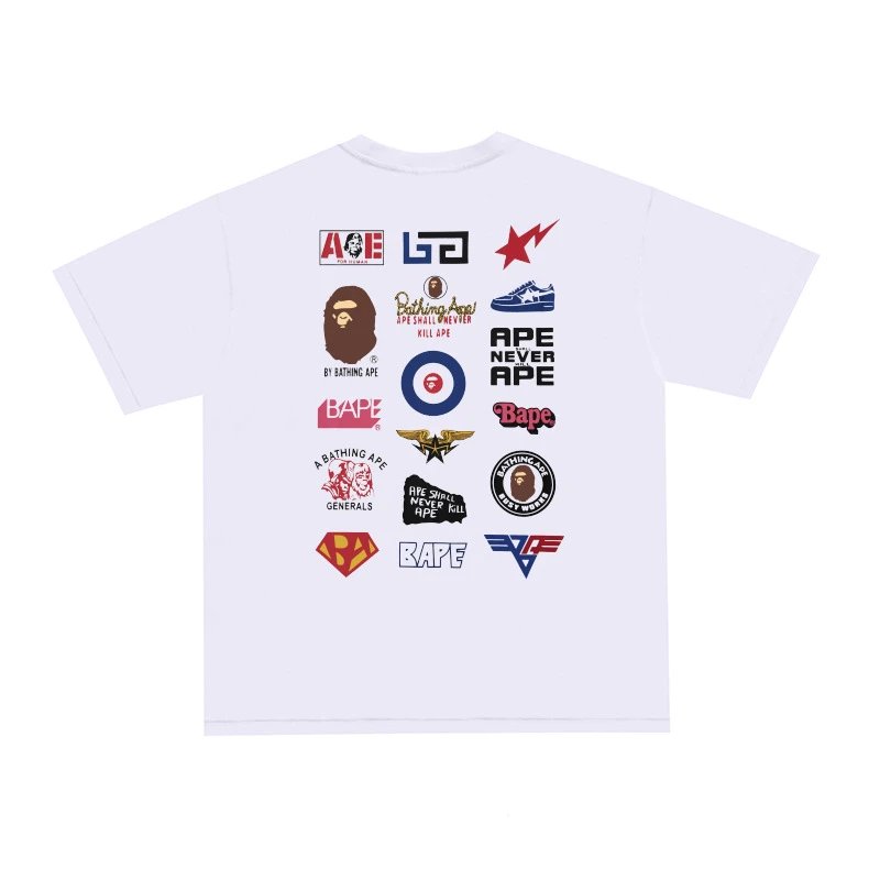 A Bathing Ape White Daruma Graphic T-Shirt