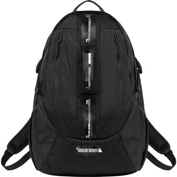 Off-White Industrial Zipper Black Casual Backpack - 1