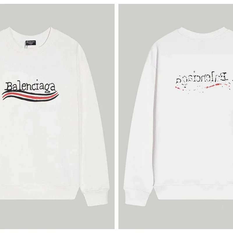 Balenciaga Heart Logo Black Casual Sweatshirt