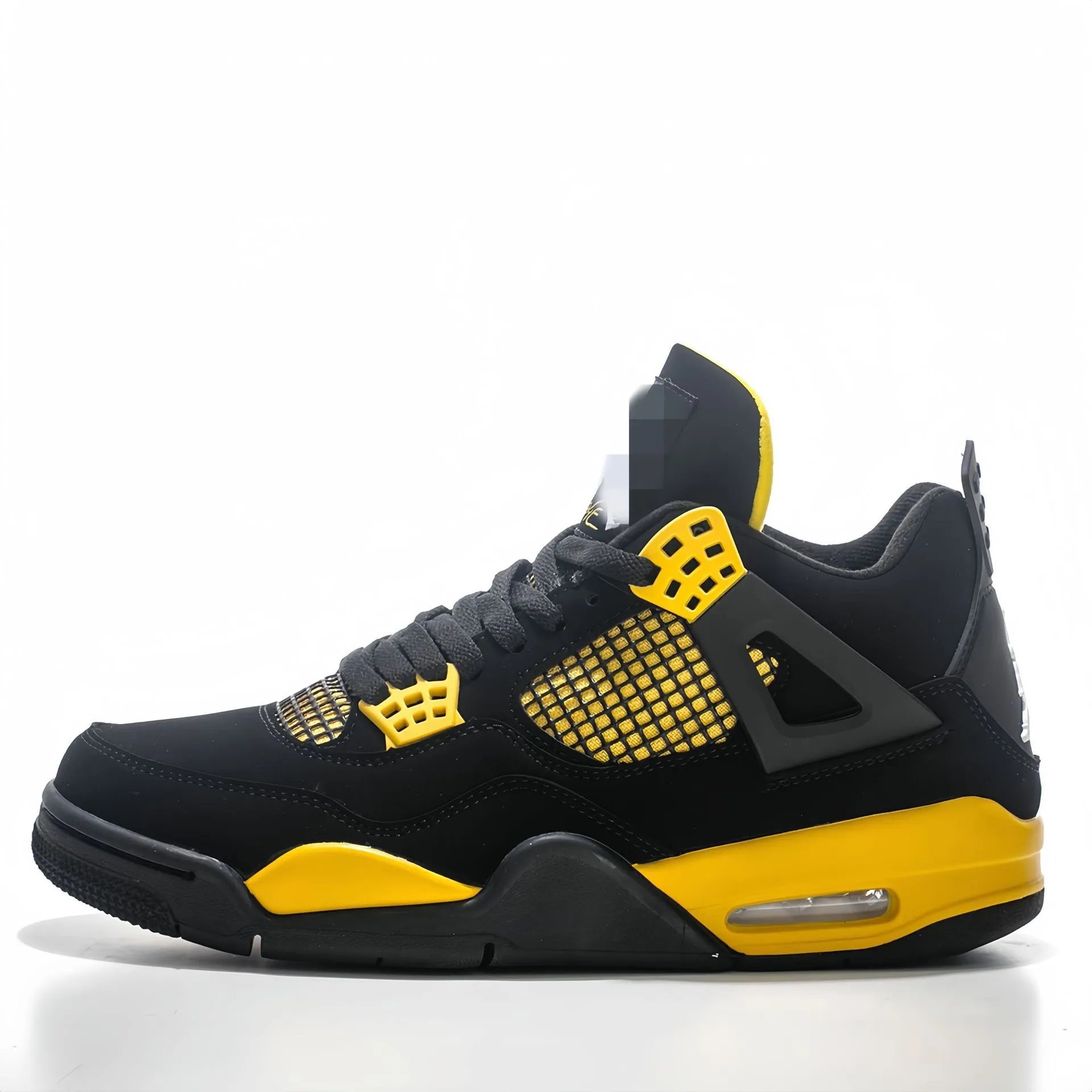 Nike Air Jordan 4 White Cement Grey Retro Sneakers