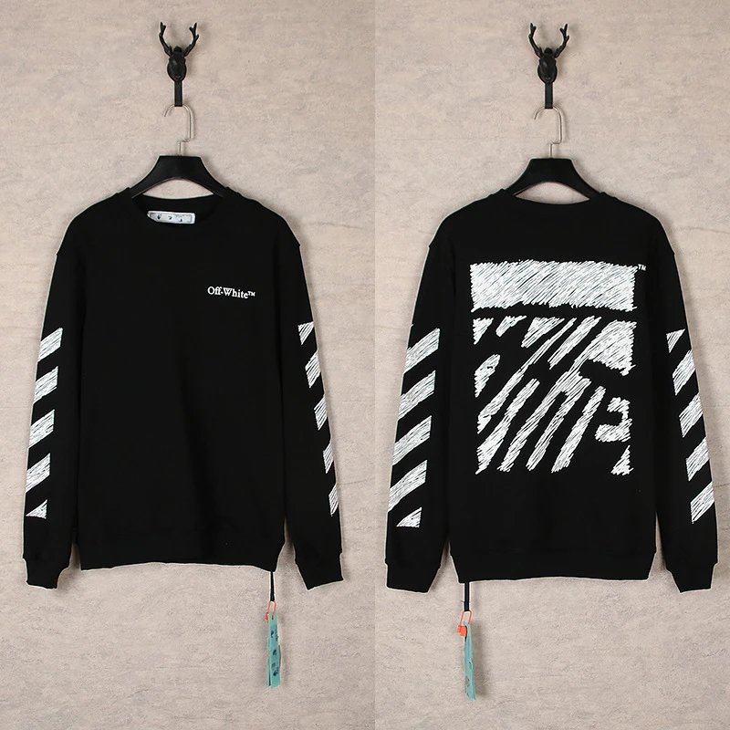 Gradient Starry Sky Arrow Print Crew Neck Sweatshirt