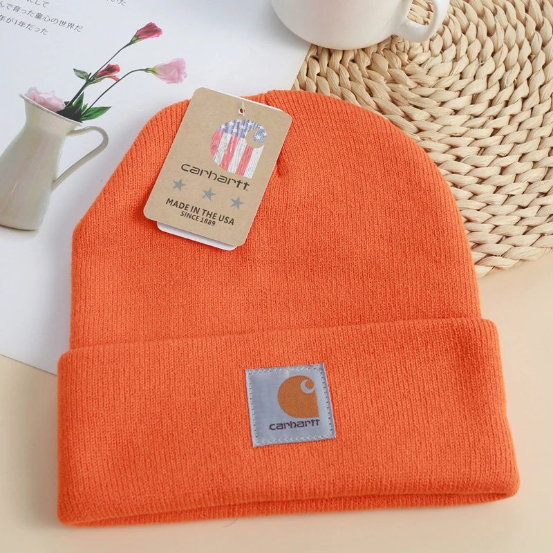 Carhartt Watch Beanie Orange Knit Hat