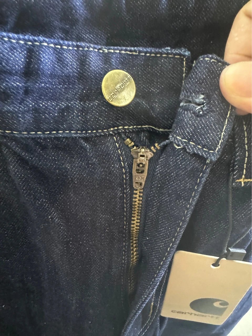 Carhartt Straight Fit Indigo Denim Jeans