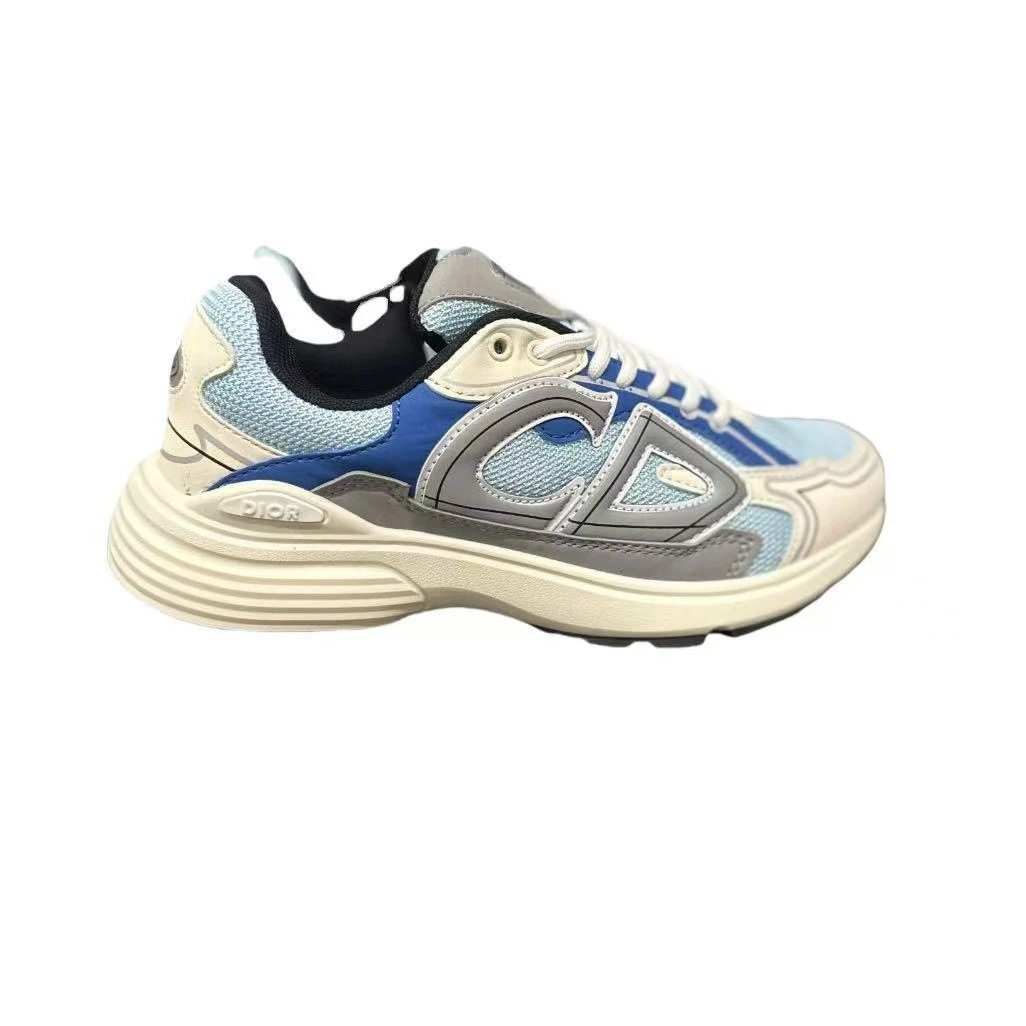 Dior B23 Black Monogram Sport Sneakers
