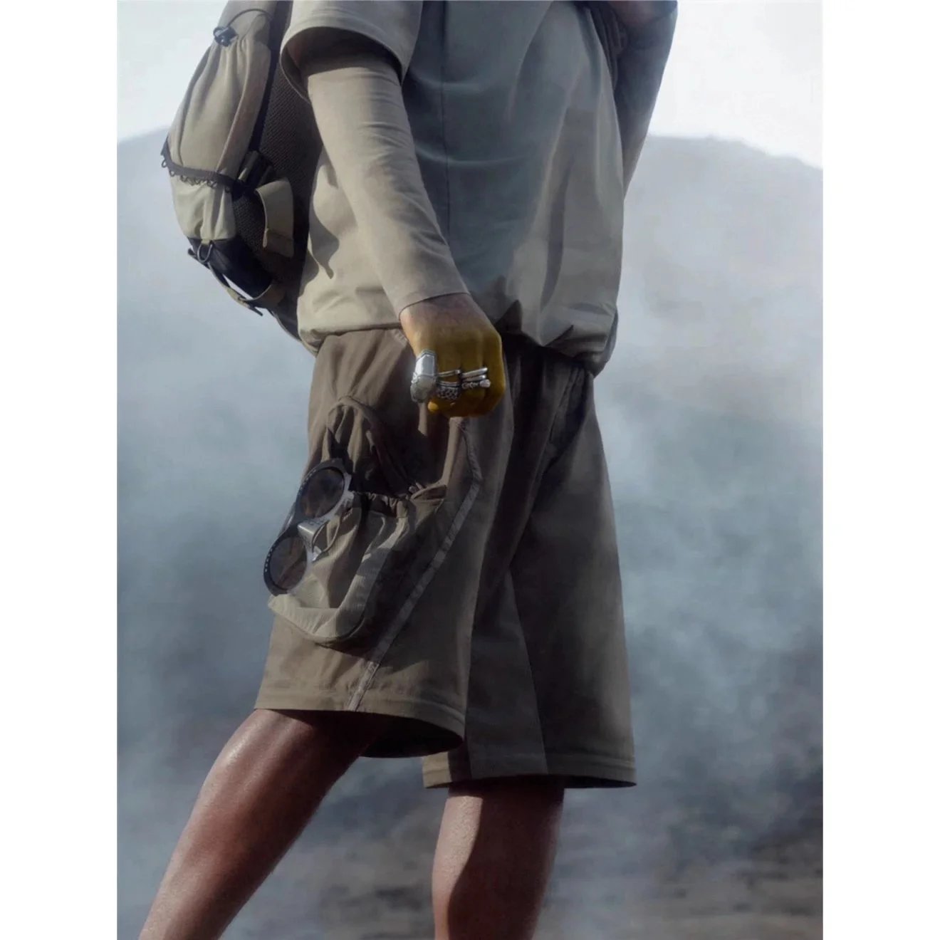 Oakley Convertible 2 In 1 Grey And Olive Cargo Pants