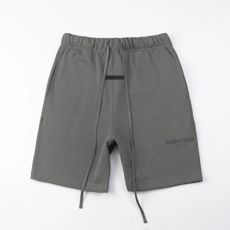 Fear Of God Essentials Black Relaxed Fit Shorts