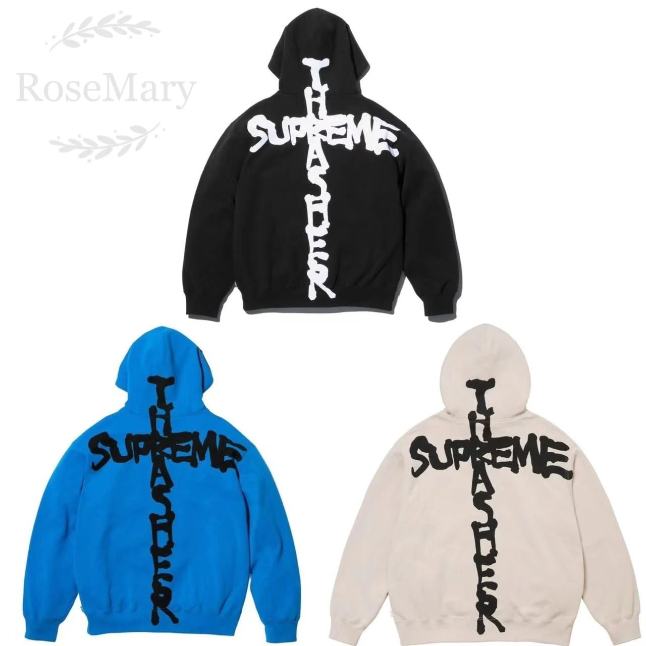 Supreme Cross Zipper Hoodie