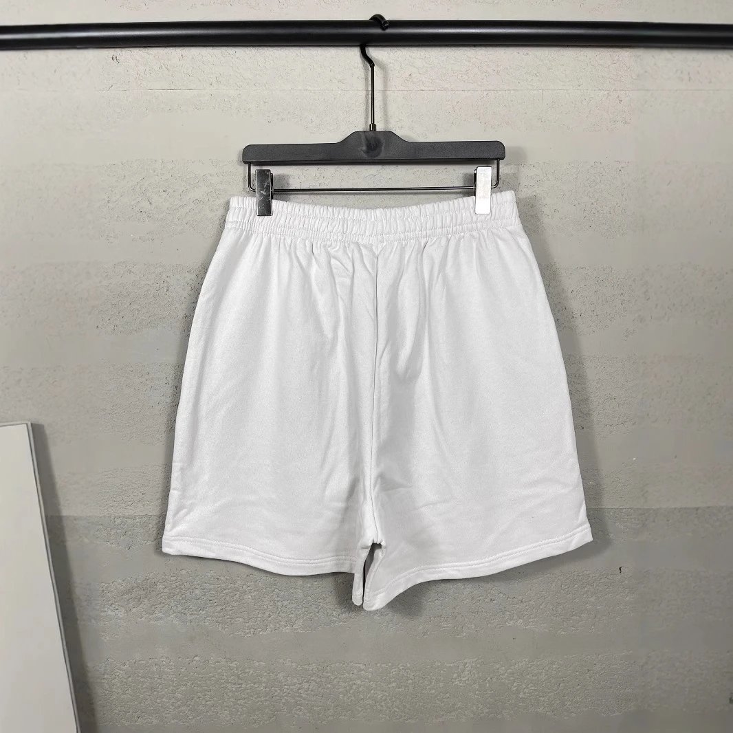 Balenciaga Logo Embroidered White Casual Shorts