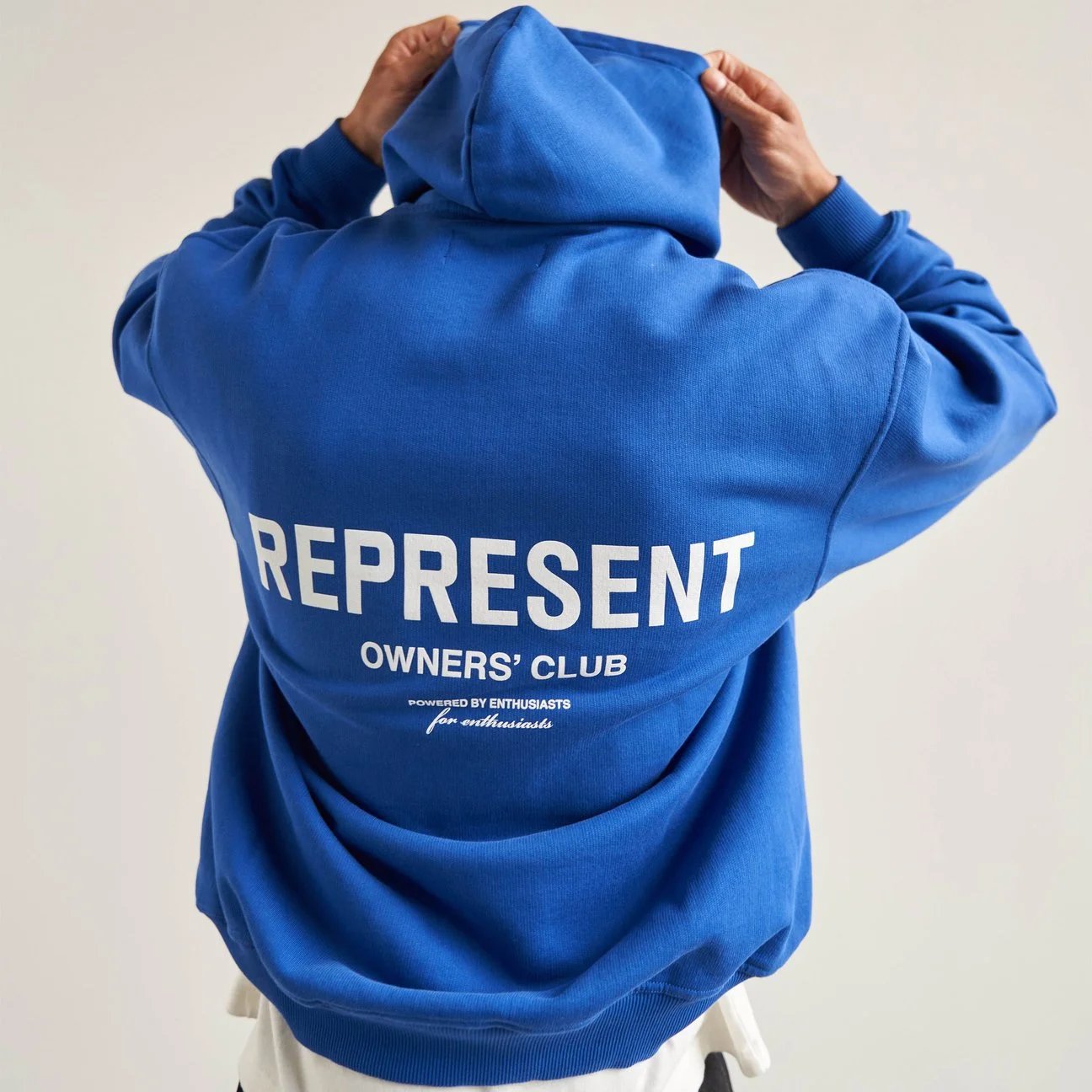 Represent Owners' Club Black Oversized Hoodie