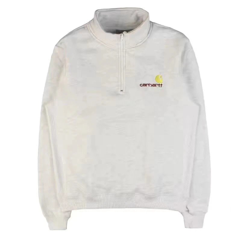 Carhartt WIP Quarter Zip Pullover Black White Navy Casual Sweatshirt