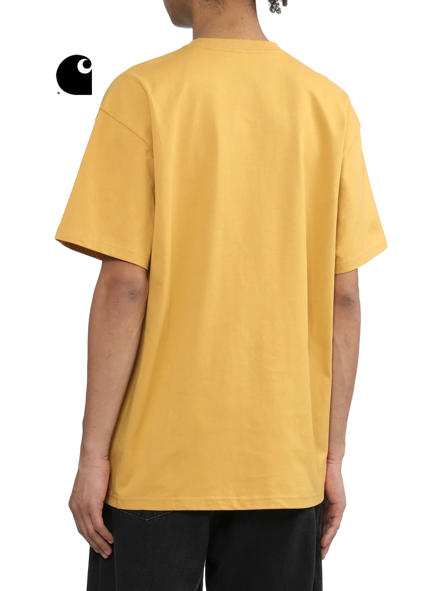 Carhartt WIP S/S Logo Blue Oversized T-Shirt