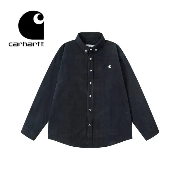 Carhartt Work In Progress Carhartt WIP Corduroy Button-Up Shirt Brown Tops Shirt - 4
