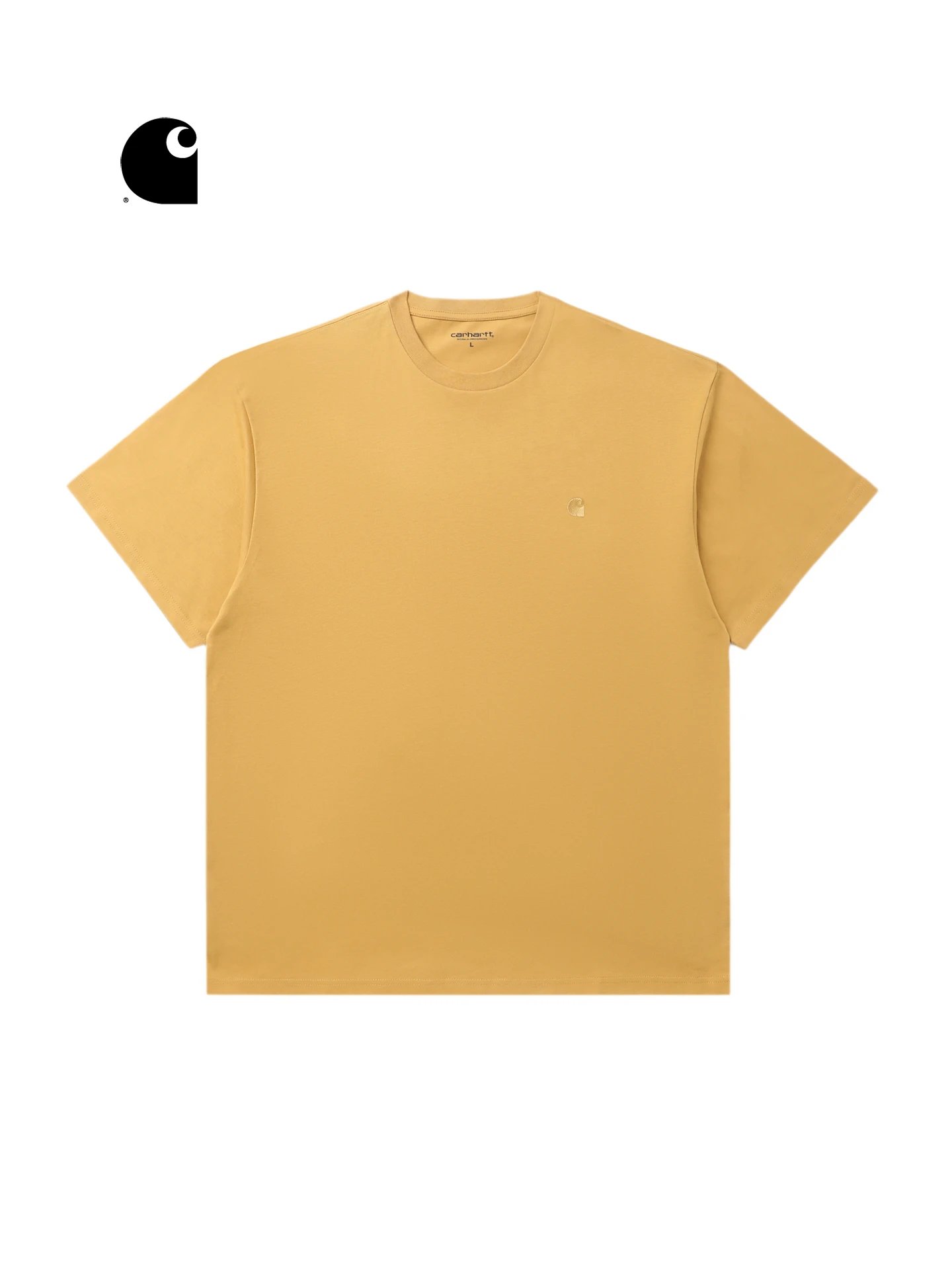 Carhartt WIP S/S Logo Blue Oversized T-Shirt