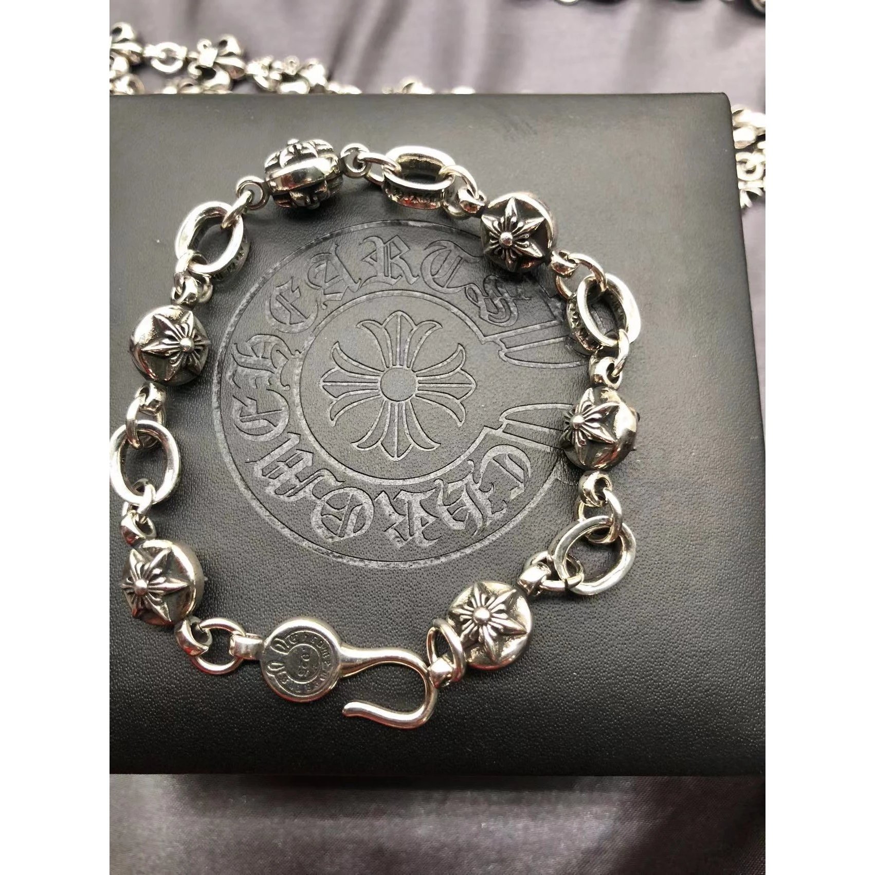 Chrome Hearts Cross Charm Bracelet photo 8