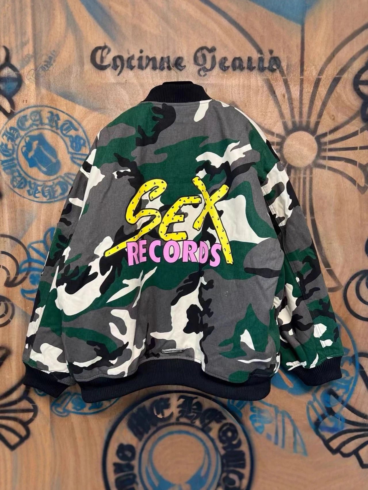 Camouflage Bomber Jacket Desert Multi Color Streetwear
