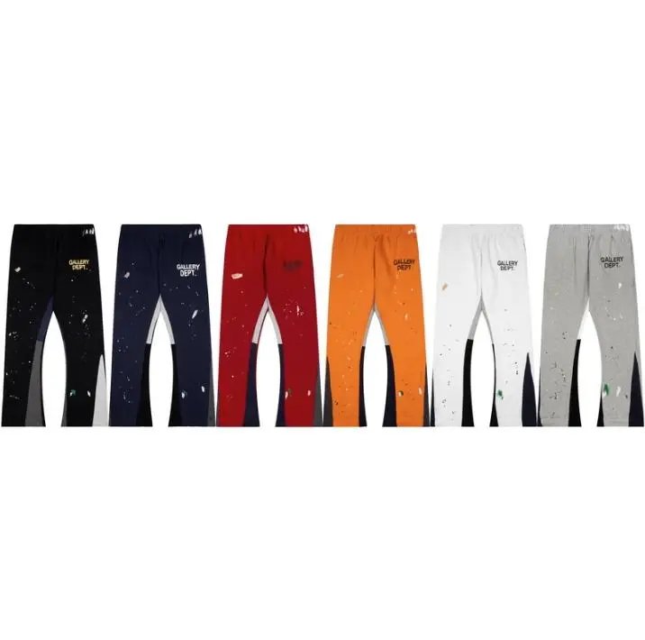 Gallery Dept Paint Splatter Sweatpants Multi Color Streetwear