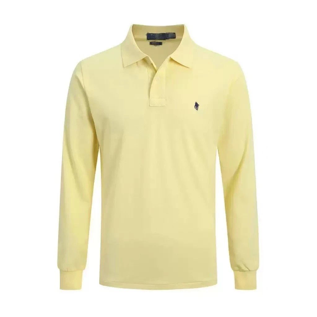 Ralph Lauren Classic Fit Long Sleeve Polo Gray - 8